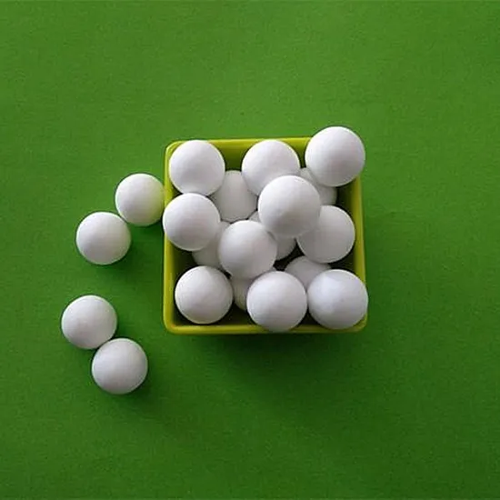 Bola cerâmica inerte branca 92% 95% da alumina como meios de moedura